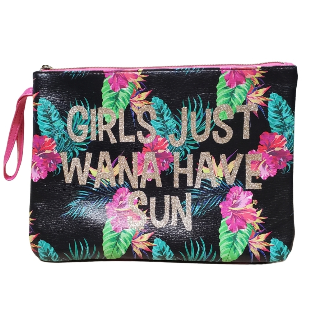 FREE Makeup Cosmetics Bag Girls Just Want To Have Sun